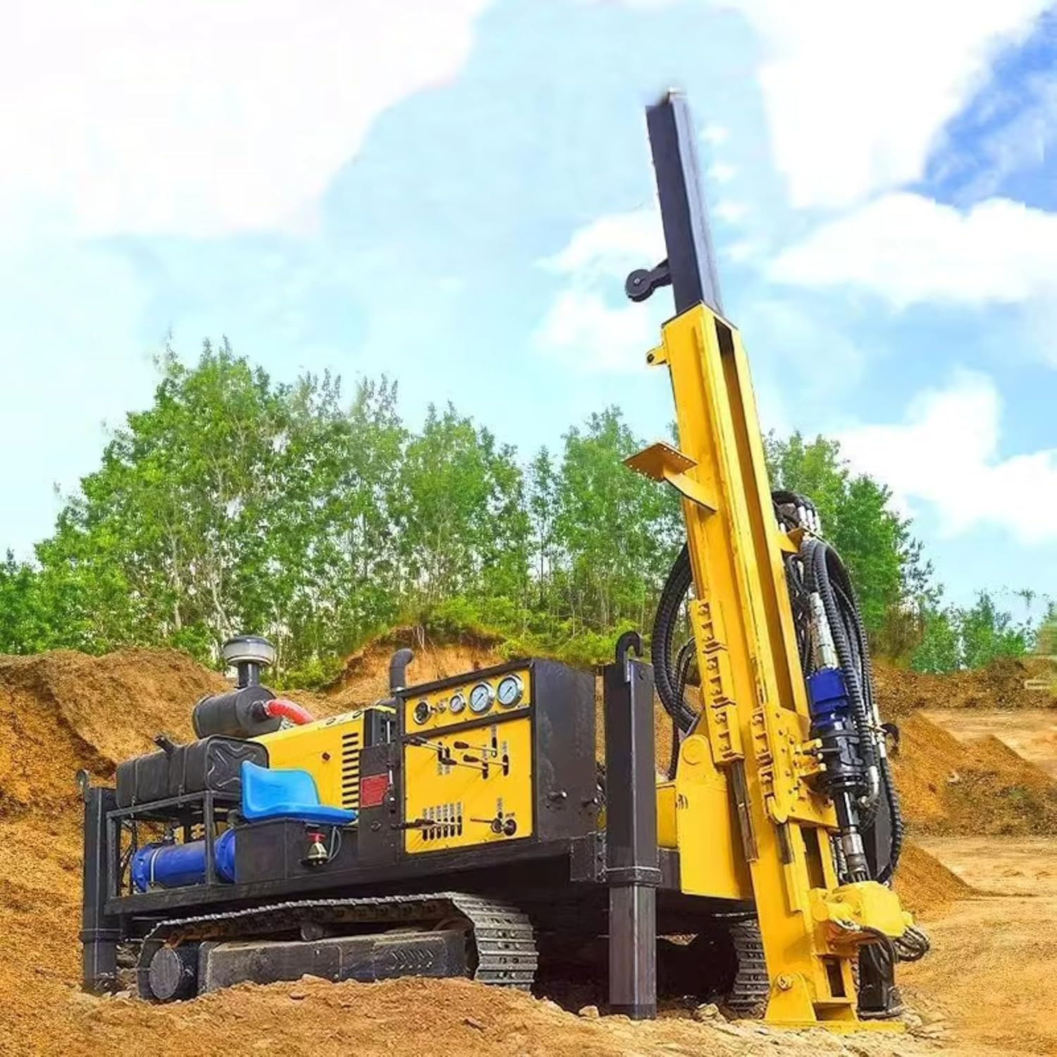 Step-by-step guide for hydraulic borehole drilling rig review,crawler well drilling machine worth it,portable groundwater drilling rig pros cons,tracked water well drill vs alternatives,should I buy a hydraulic deep drilling rig,best off-grid water supply drilling equipment - complete tutorial