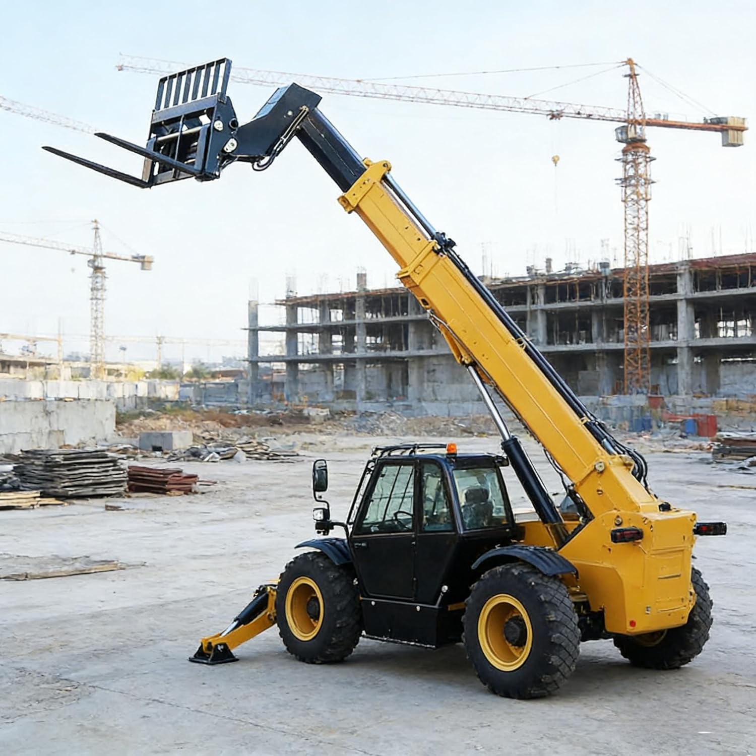 telescopic forklift for sale,should I buy telescopic forklift,telescopic forklift vs telehandler,telescopic forklift pros cons,telescopic forklift worth buying,best heavy-duty extendable reach handler - detailed features and technical specifications