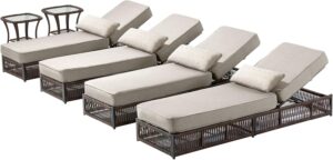 Image 1 of ACTREST outdoor chaise lounge review