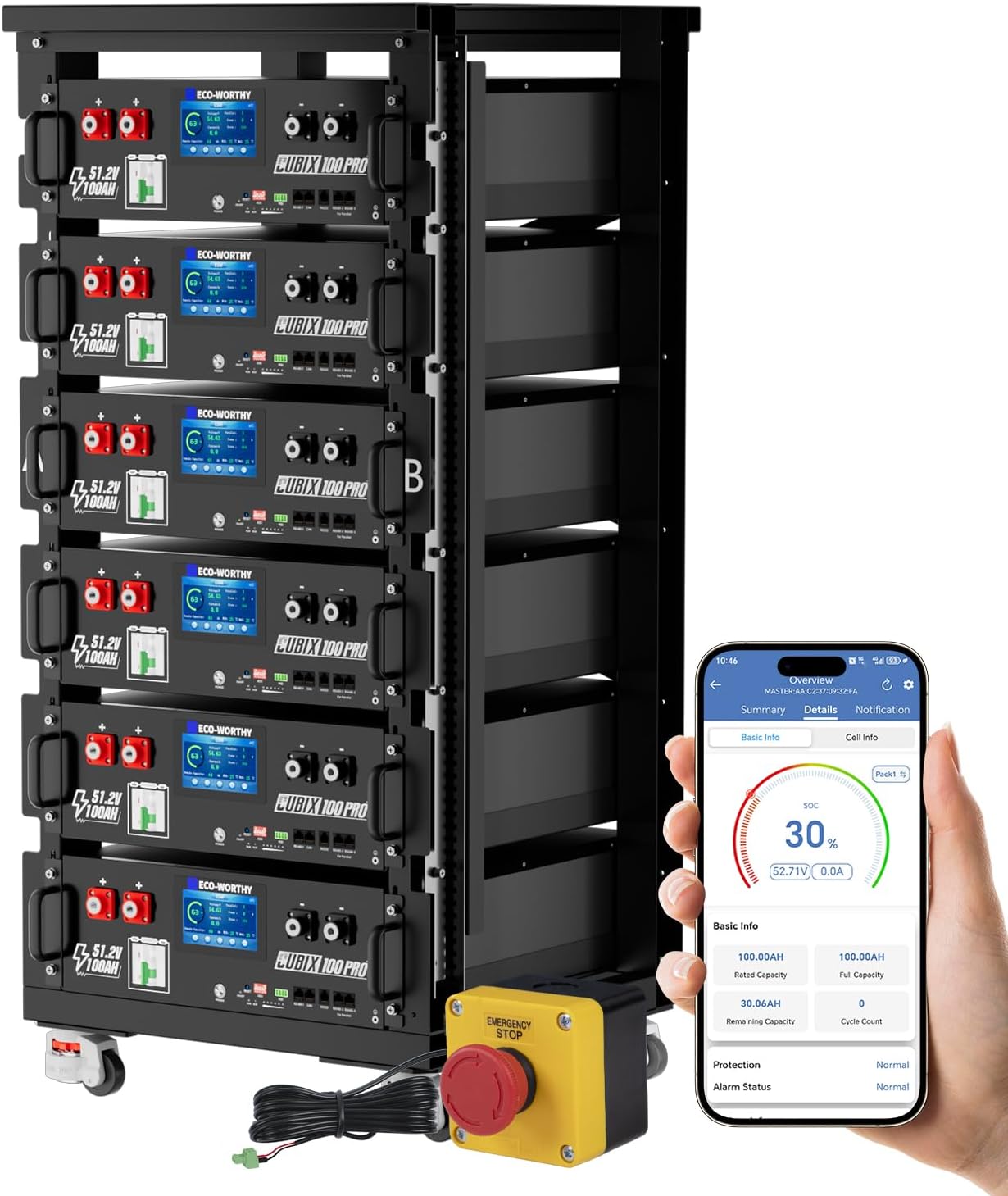 ECO-WORTHY 48V 100Ah Pro review,should I buy ECO-WORTHY 48V 100Ah Pro,ECO-WORTHY server rack battery pros cons,ECO-WORTHY 48V 100Ah vs alternatives,ECO-WORTHY 48V battery worth buying,best LiFePO4 server rack battery - detailed features and technical specifications