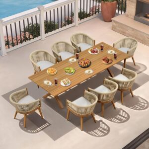 Image 1 of PURPLE LEAF outdoor dining set review