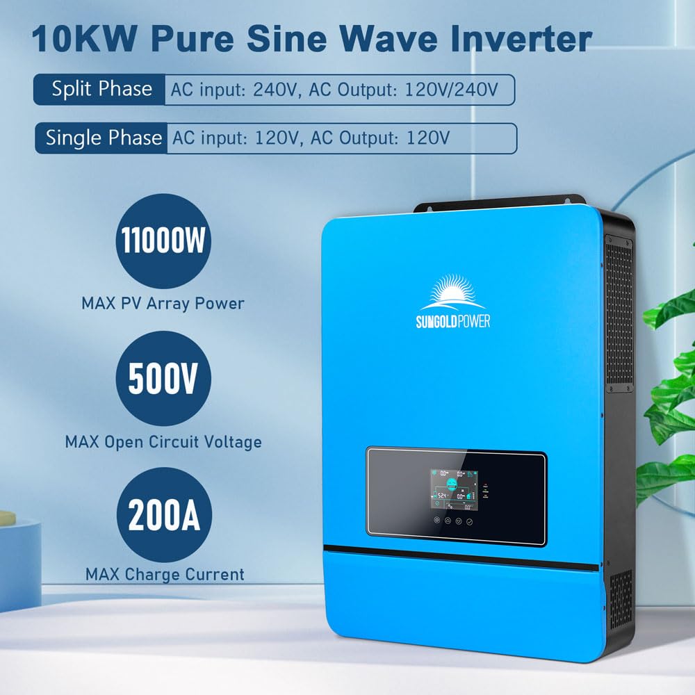 SUNGOLDPOWER 10000W inverter review,SPH10048P review and rating,is SPH10048P worth buying,SUNGOLDPOWER 10000W review pros cons,SUNGOLDPOWER inverter review honest opinion,SPH10048P review verdict unboxing and complete package contents