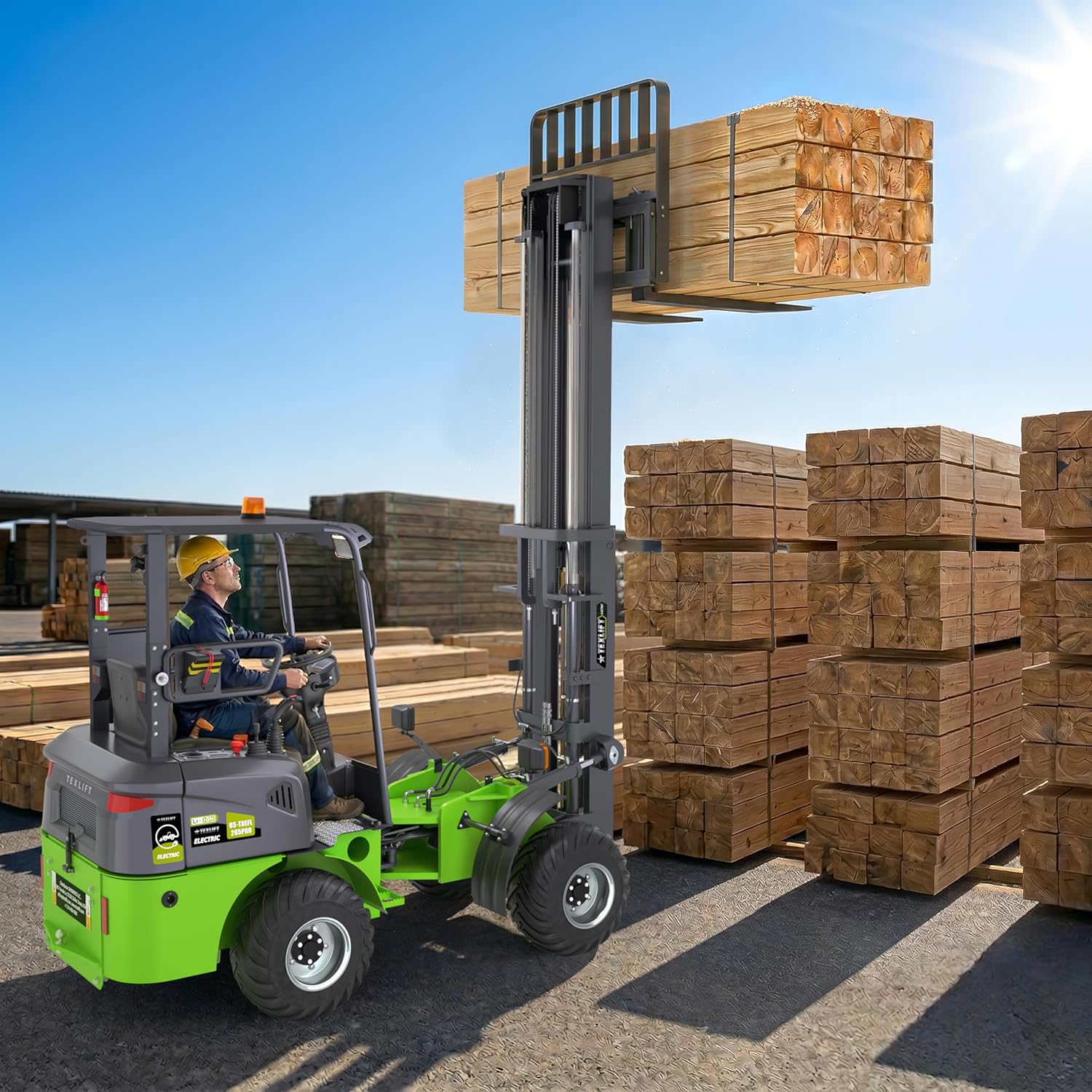 Step-by-step guide for TEXLIFT off-road electric forklift review,should I buy TEXLIFT forklift,TEXLIFT 4WD forklift pros cons,best off-road electric forklift,TEXLIFT forklift worth it,TEXLIFT 2650 lb lift truck honest - complete tutorial