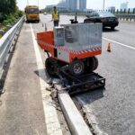 Image 1 of compact concrete curbing machine
