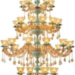 Image 1 of crystal chandelier ceiling light