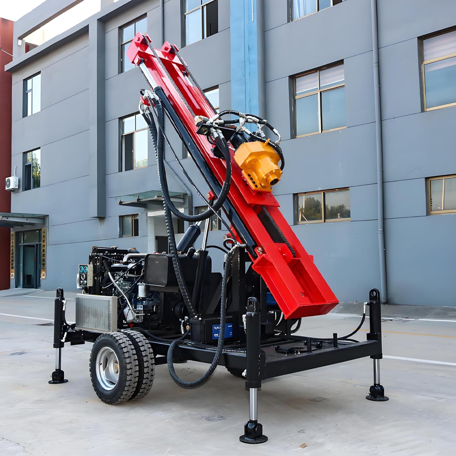 hydraulic water well drilling rig,should I buy a hydraulic water well drilling rig,hydraulic water well drilling rig pros cons,compact borehole drilling machine worth buying,all-terrain well drill equipment review,best hydraulic rig for homestead water supply unboxing and complete package contents