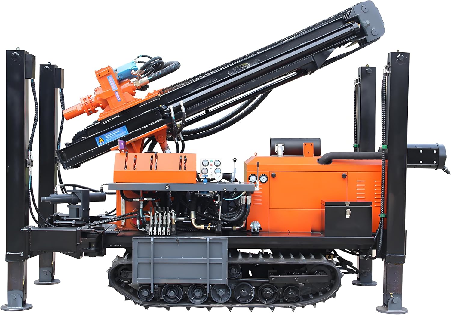 Step-by-step guide for mini borehole drilling rig,portable crawler well drilling machine,compact ground drill equipment,soil testing drill machine,mini water well drill rig,mobile drilling rig - complete tutorial