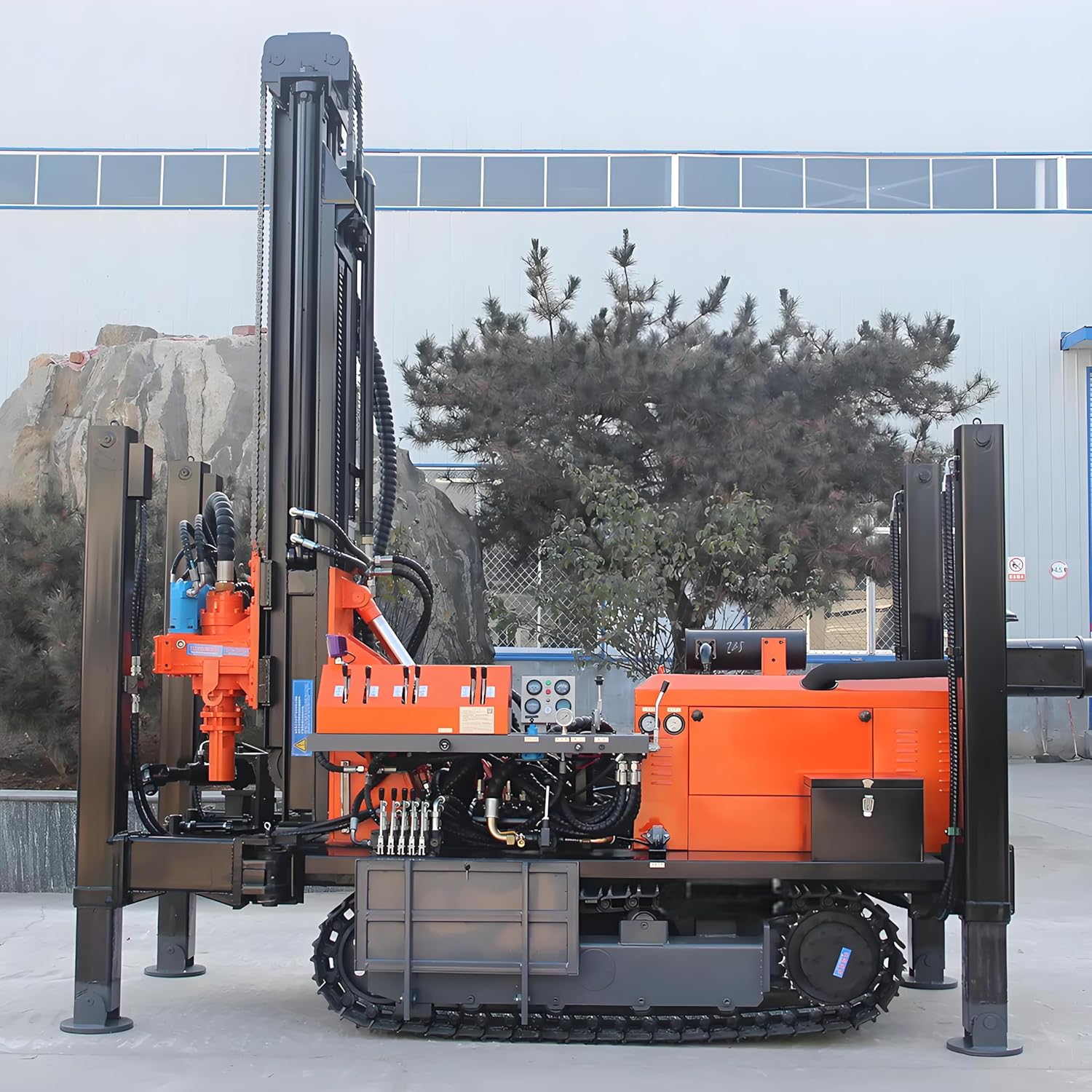 mini borehole drilling rig,portable crawler well drilling machine,compact ground drill equipment,soil testing drill machine,mini water well drill rig,mobile drilling rig performance testing and real-world results