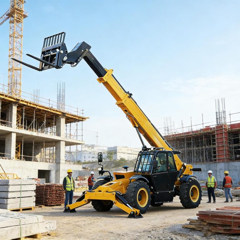 Image 1 of telehandler telescopic forklift review