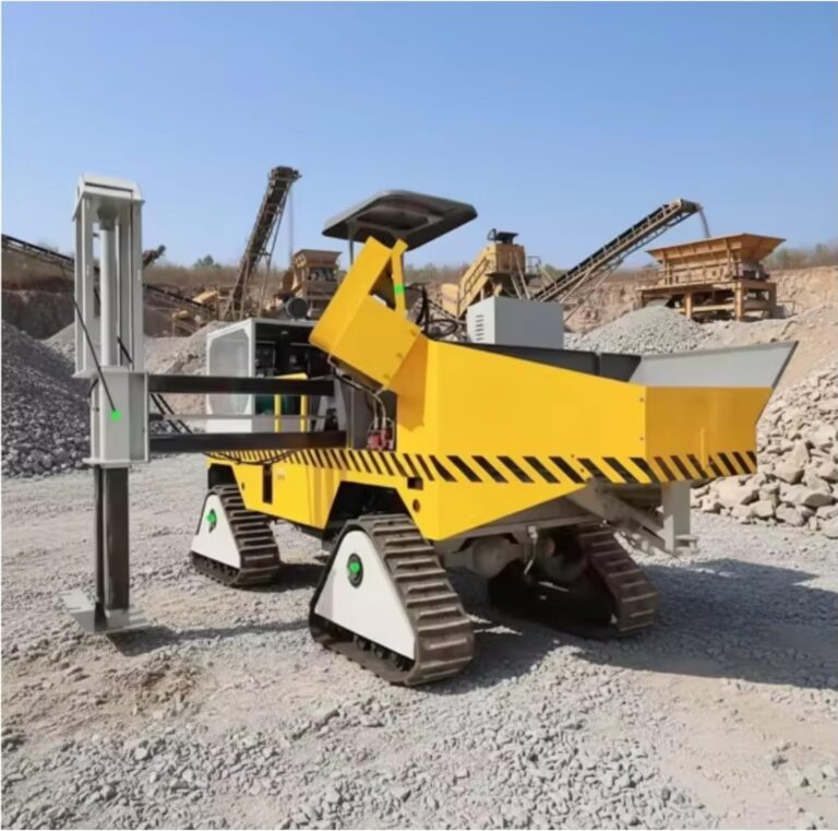 Image 1 of tracked concrete curb slipform machine