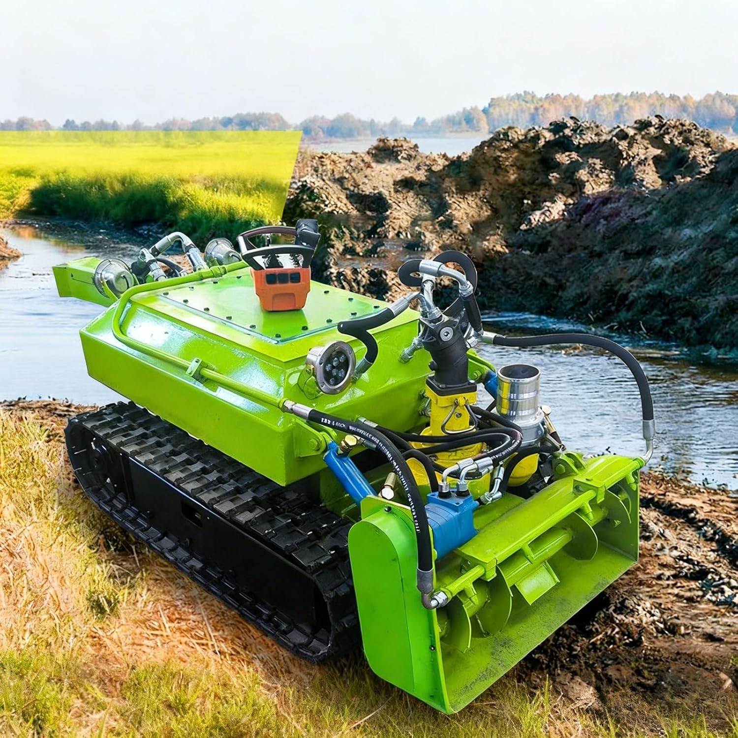 underwater dredging robot review,best underwater dredging robot,remote controlled dredger worth buying,underwater dredger pros cons,should I buy a submersible dredging robot,canal desilting robot vs alternatives - detailed features and technical specifications